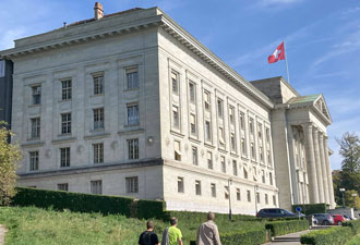 Visite du tribunal fédéral de Lausanne