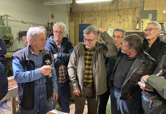 Visite atelier de Jean-Pierre Rossier